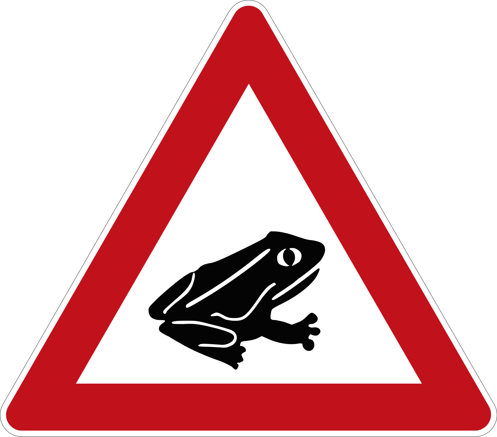 Amphibienwanderung (VzKat 101.24, links)