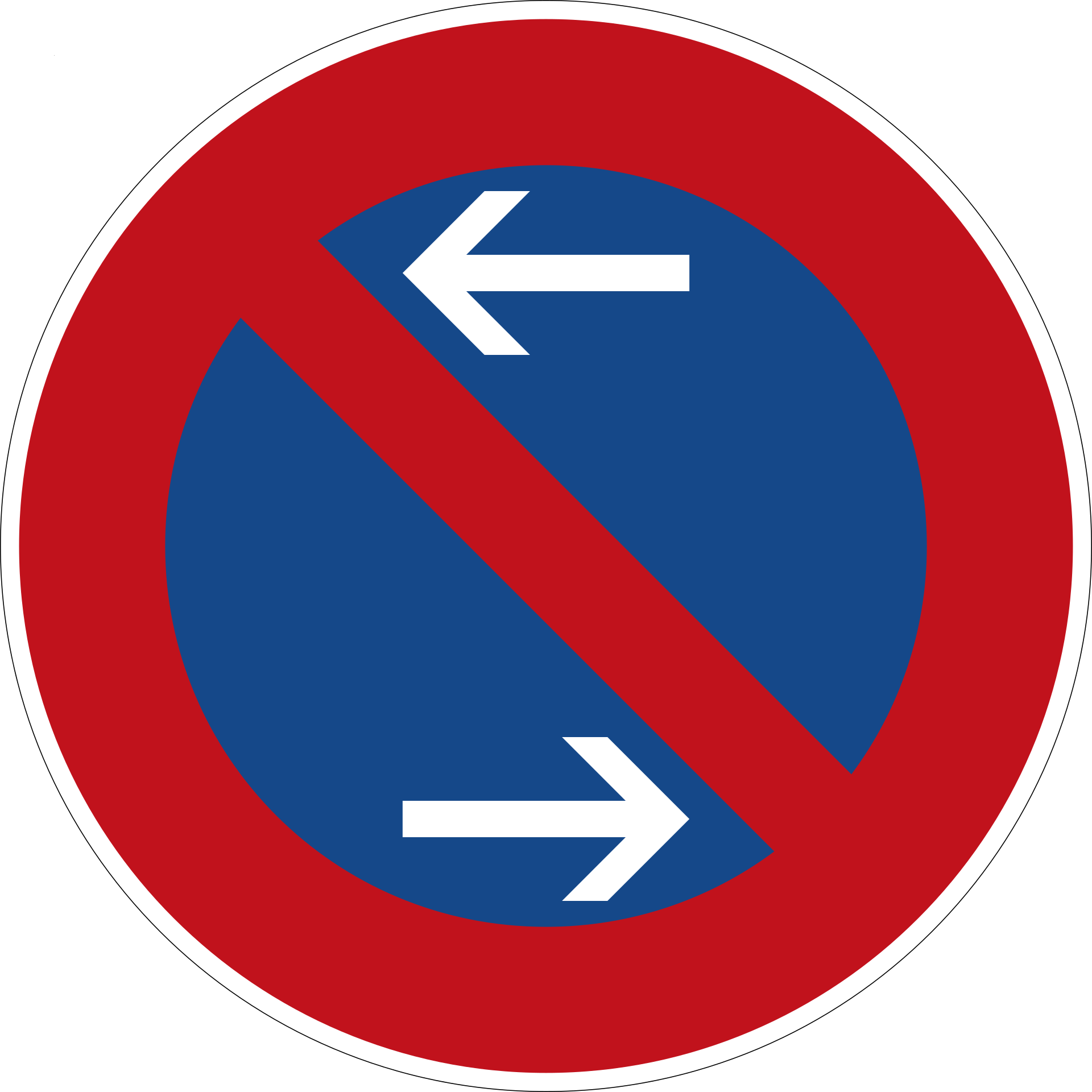 Eingeschränktes Haltverbot (VzKat 286-30, Mitte rechts)