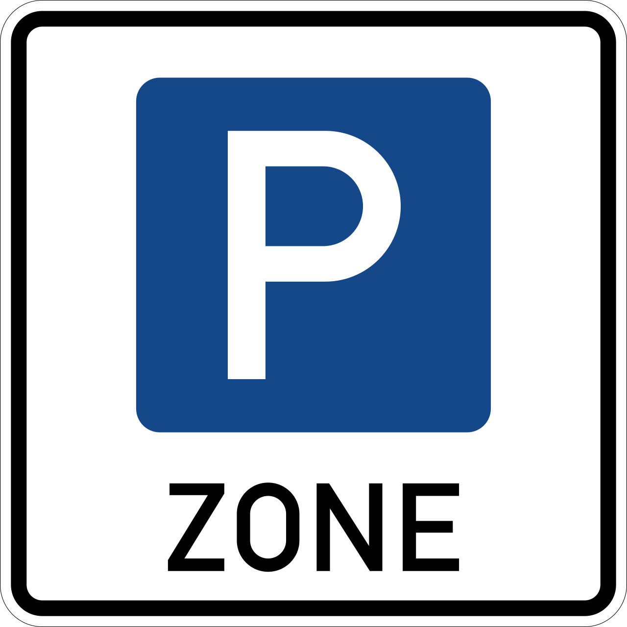 Beginn einer Parkraumbewirtschaftungszone (VzKat 314.1)