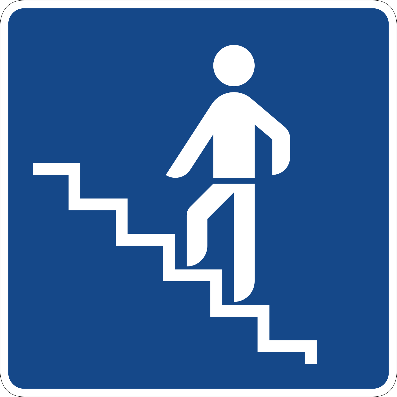 Fußgängerüberführung (VzKat 365.64)