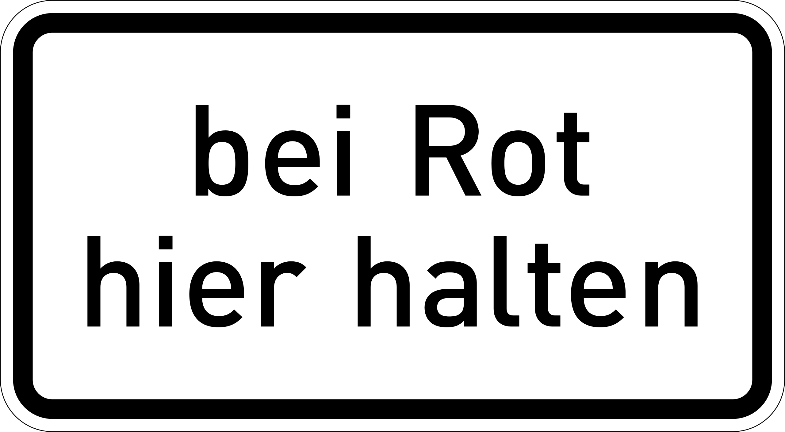bei Rot hier halten (VzKat 1012.35)