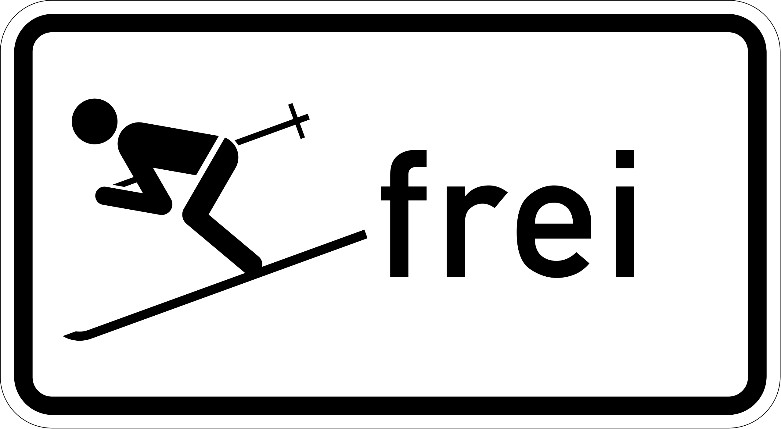 Wintersport frei (VzKat 1020.14)