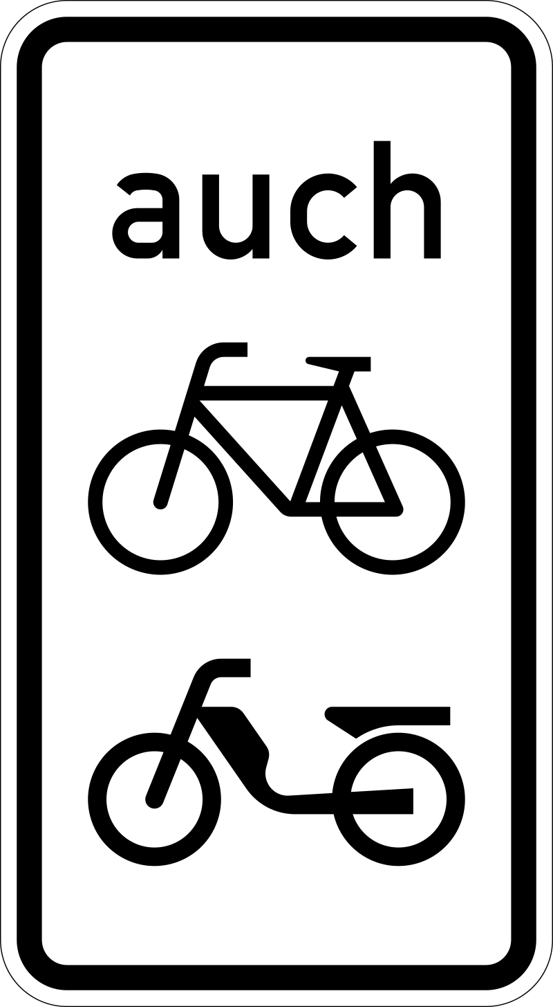 auch Fahrräder und Mofas (VzKat 1060.11)