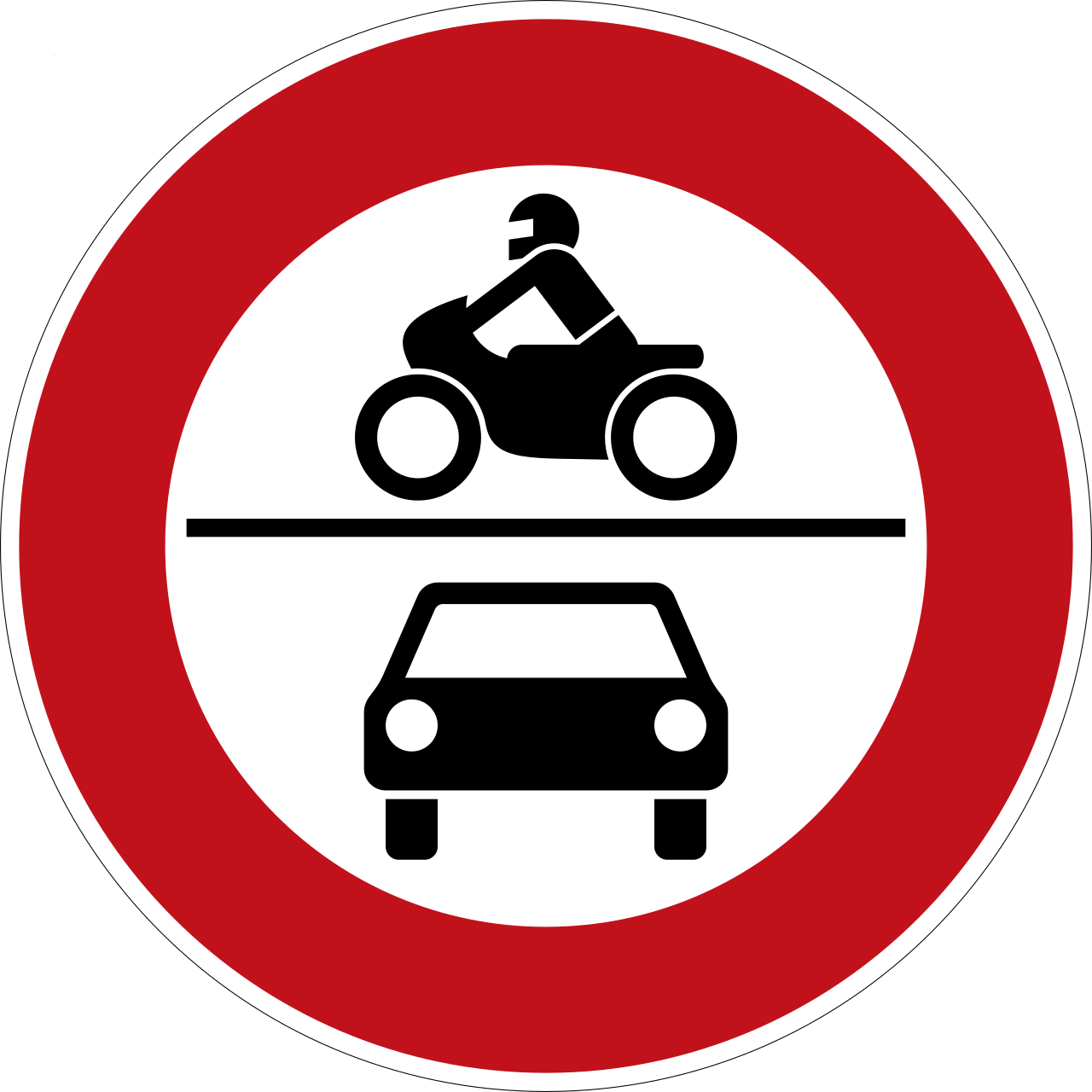 Verbot für Kraftfahrzeuge (VzKat 260)