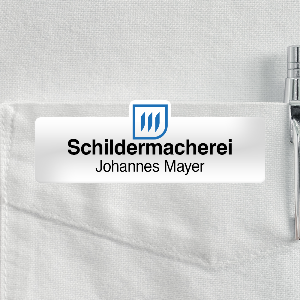 Namensschilder 70x20 mm Kontur Version 01
