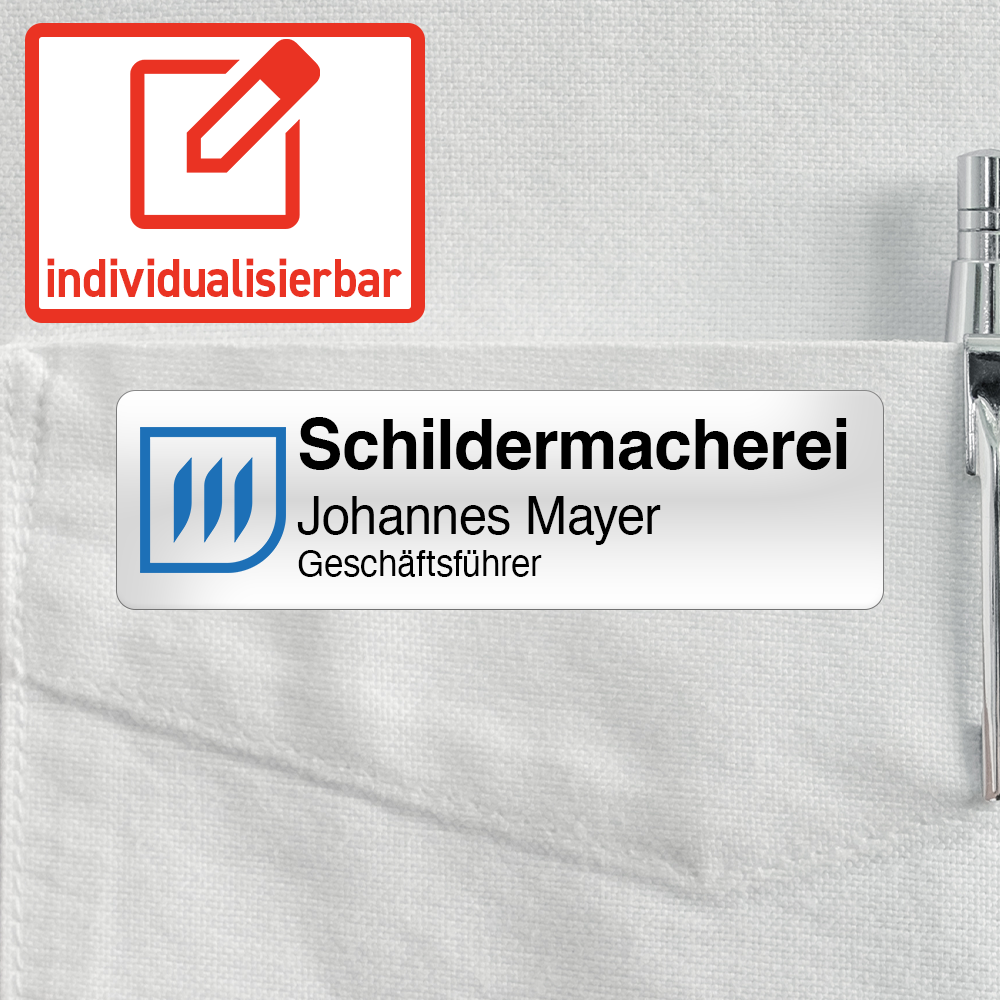 Namensschilder 70x20 mm Version 03