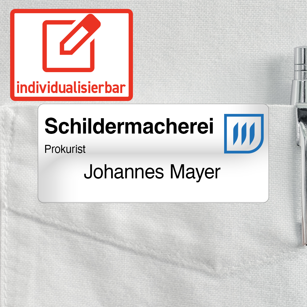 Namensschilder 70x30 mm Version 01