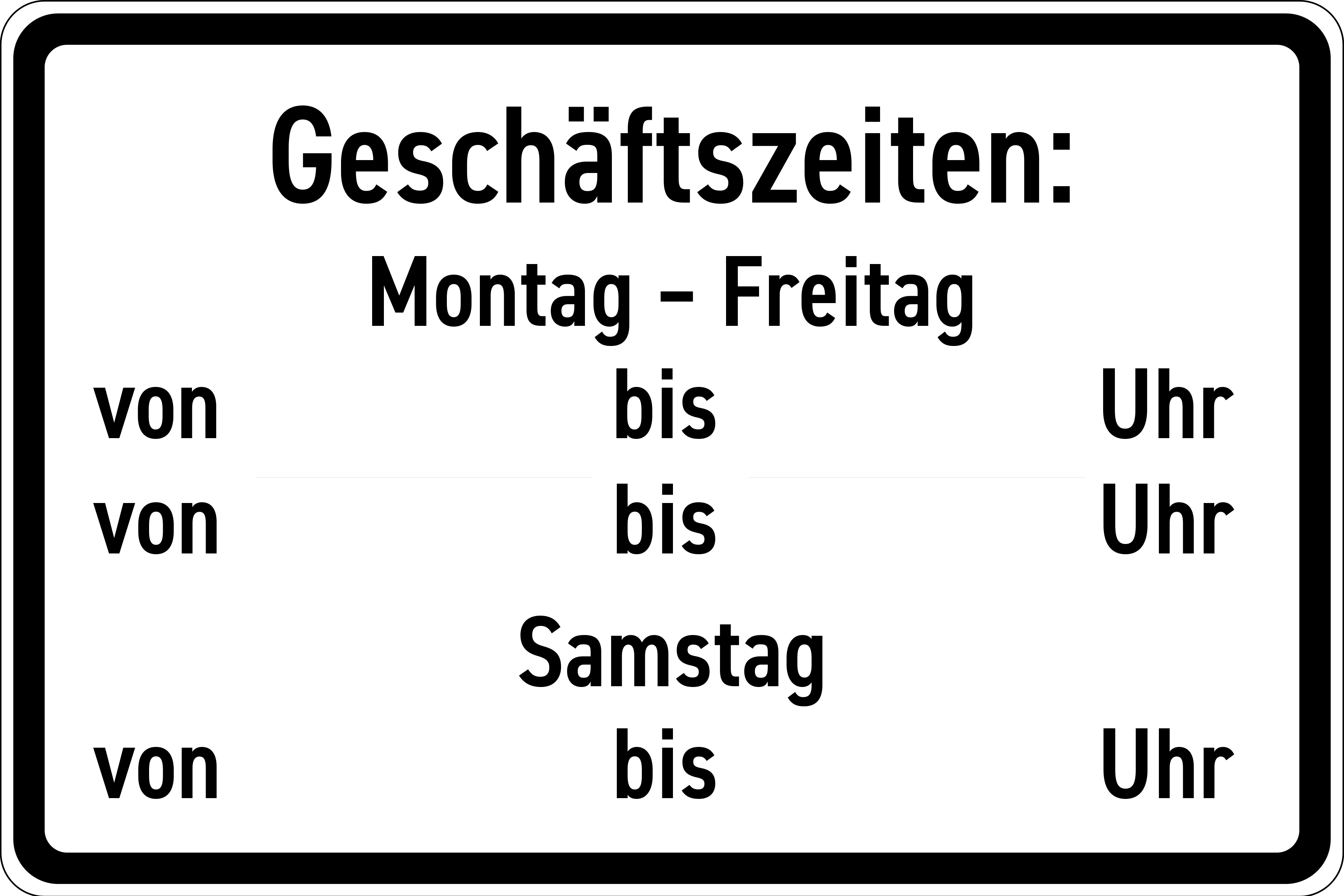 Geschäftszeiten