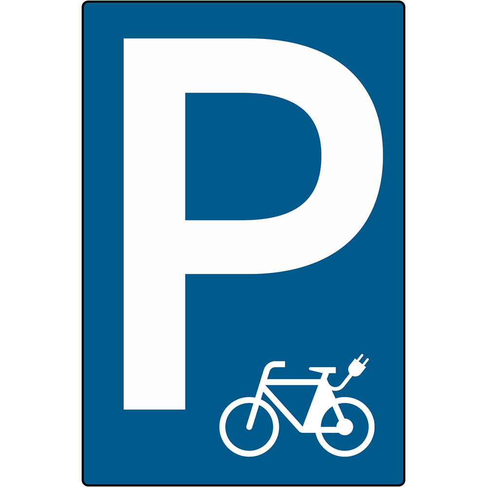 Parkplatz Elektrofahrrad