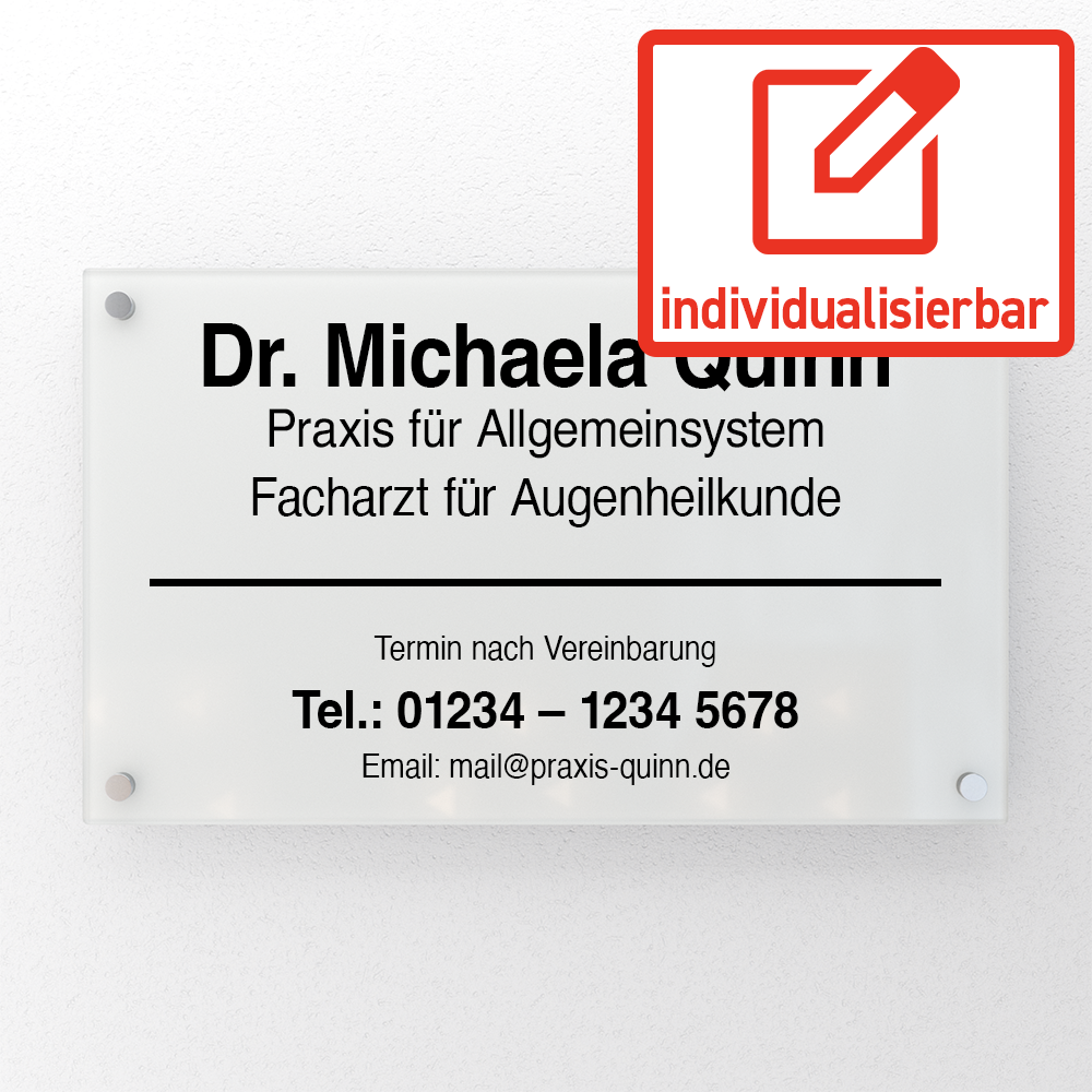 Praxisschild 500x300 Version 10