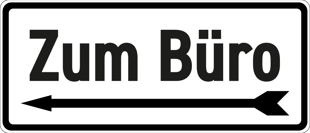 Zum Büro links