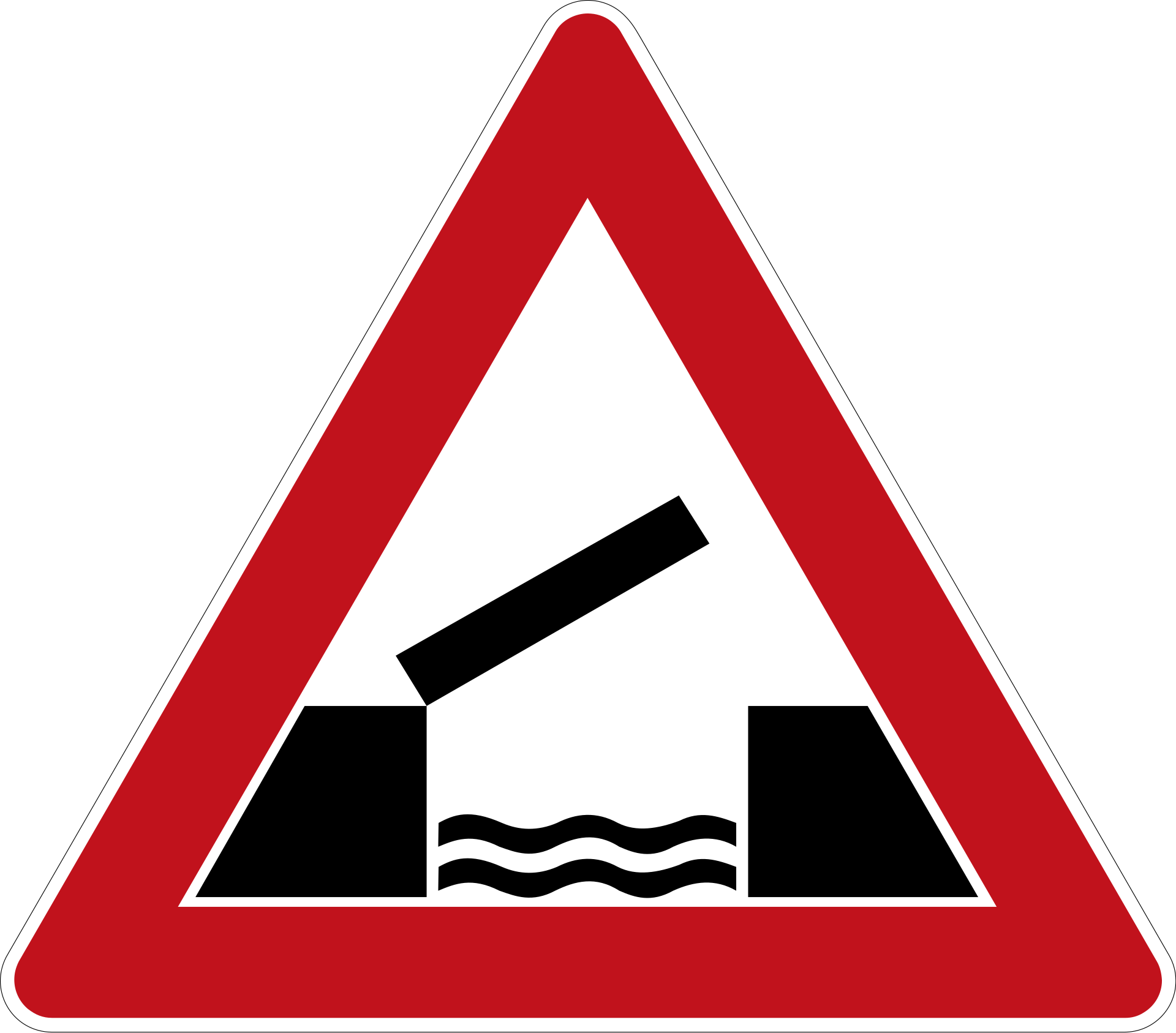 Bewegliche Brücke (VzKat 101.55)
