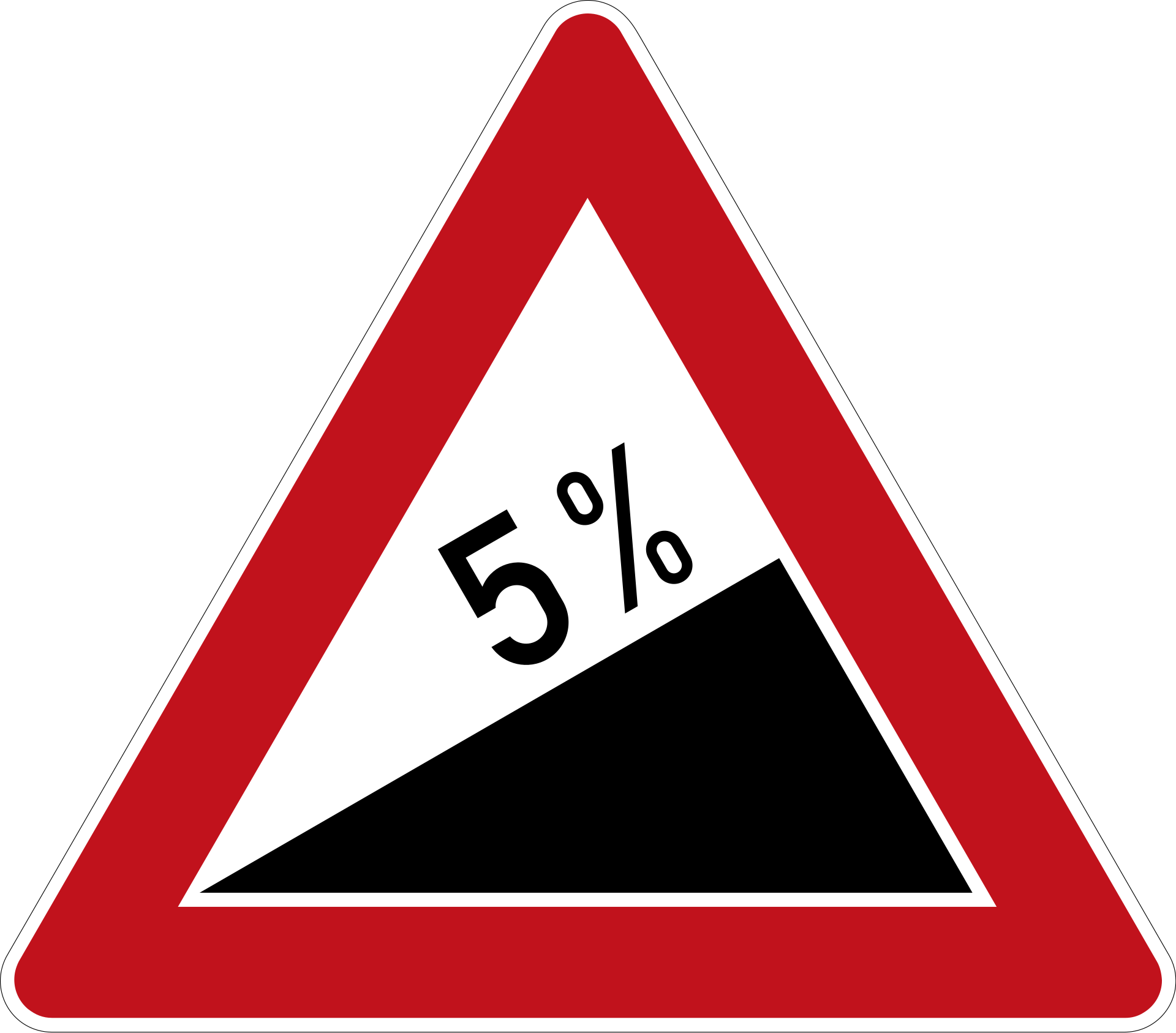 Steigung 5 % (VzKat 110.5)