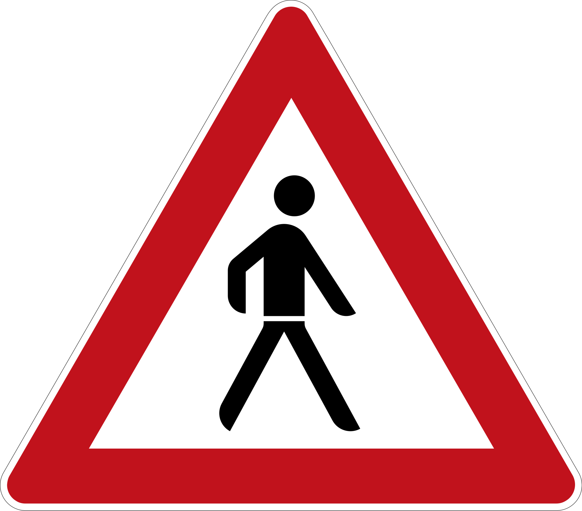 Fußgänger (VzKat 133.20, links)