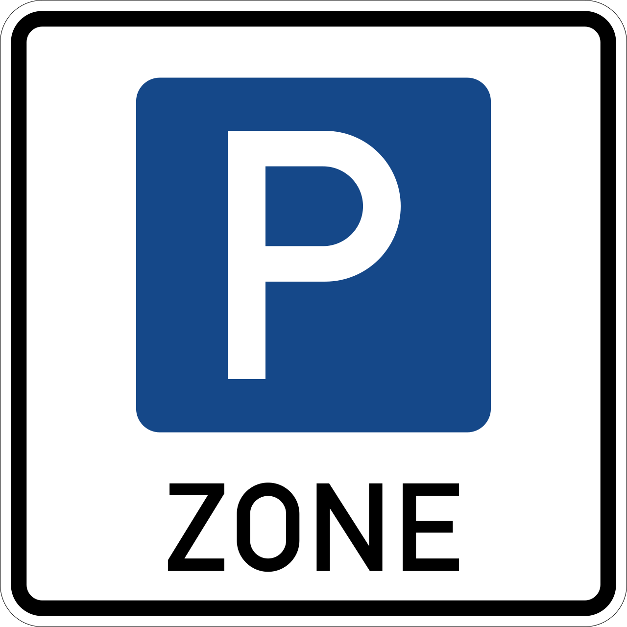 Beginn einer Parkraum­bewirtschaftungszone (VzKat 314.1)
