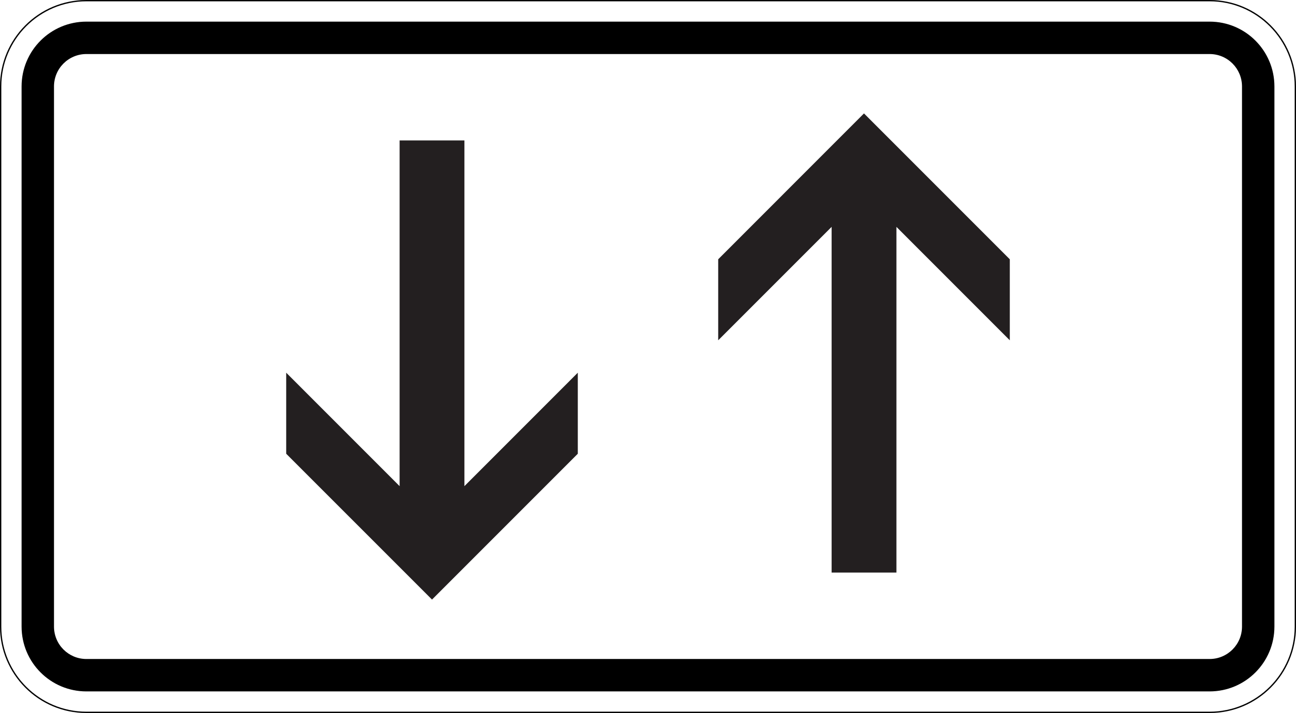 Beide Richtungen (VzKat 1000.31)