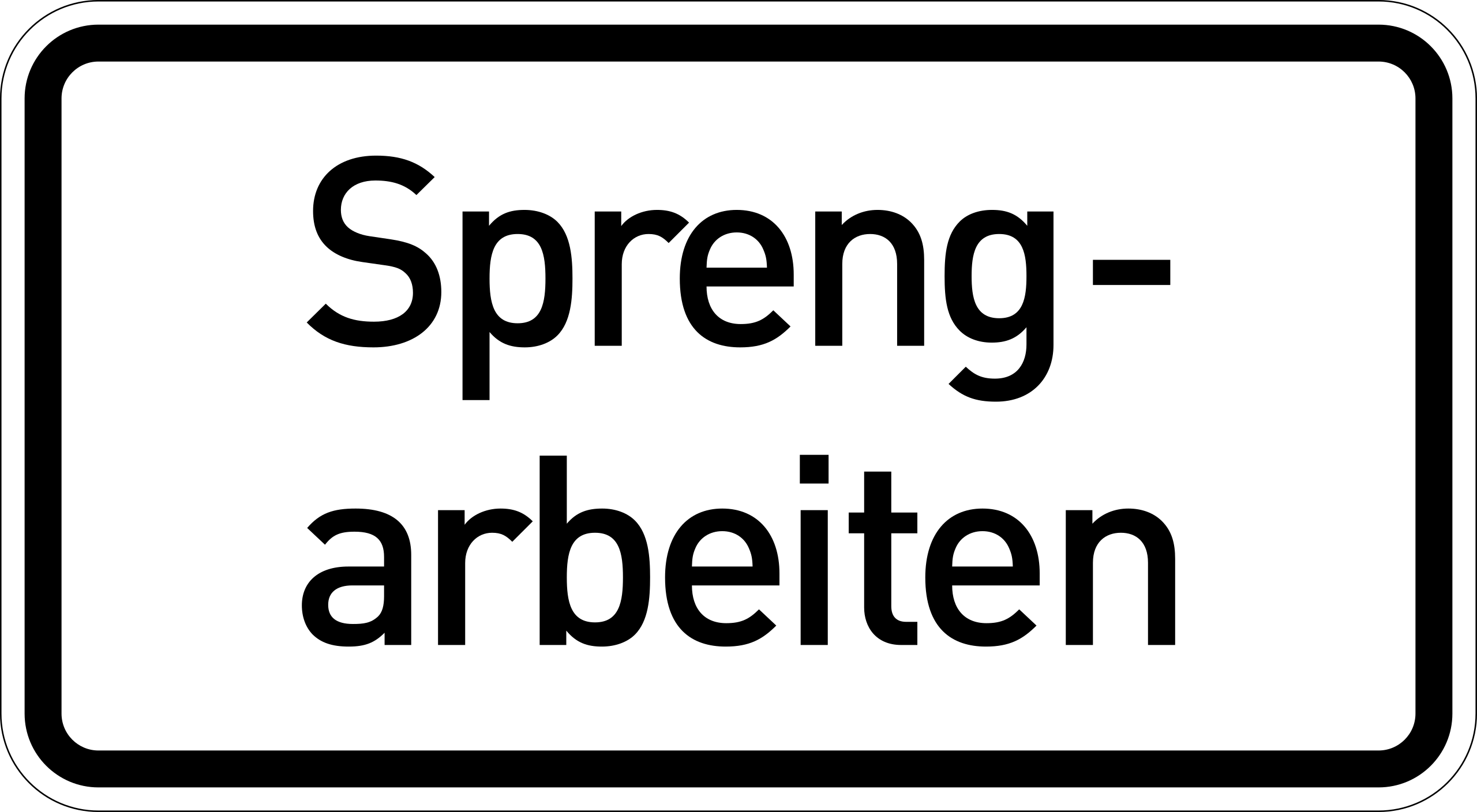 Sprengarbeiten (VzKat 1007.36)