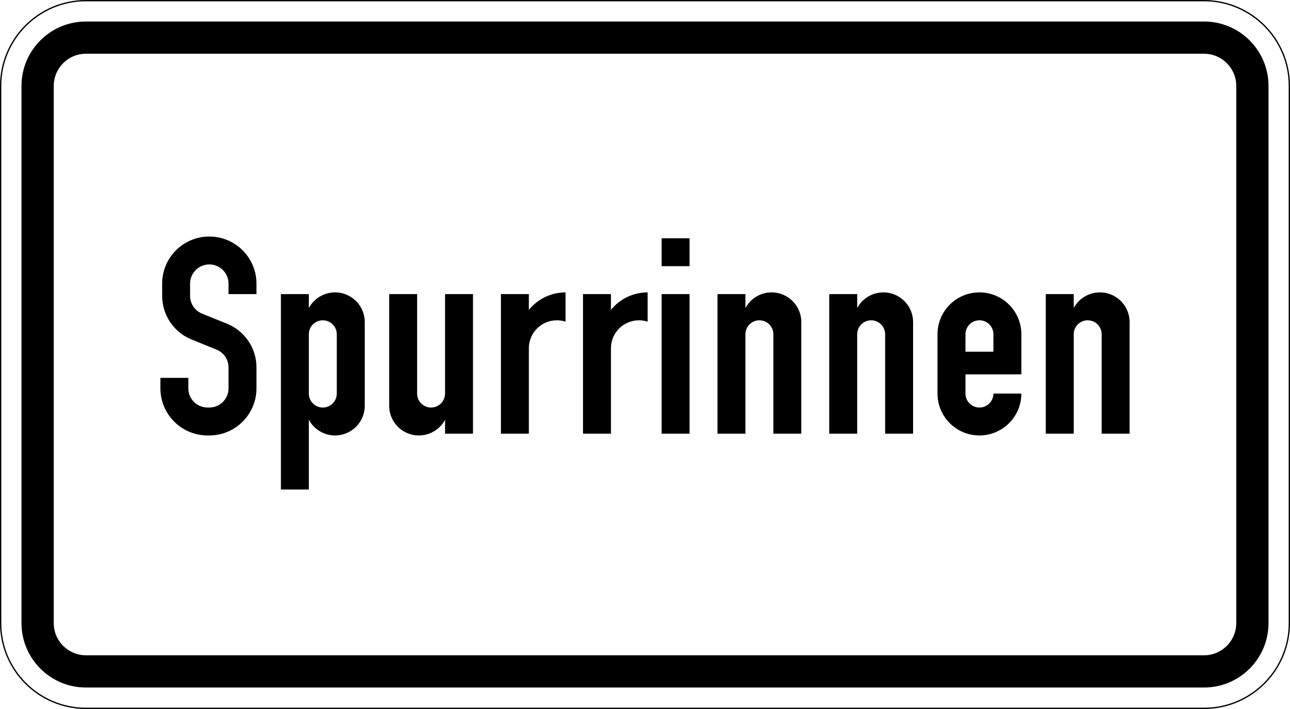 Spurrinnen (VzKat 1007.53)