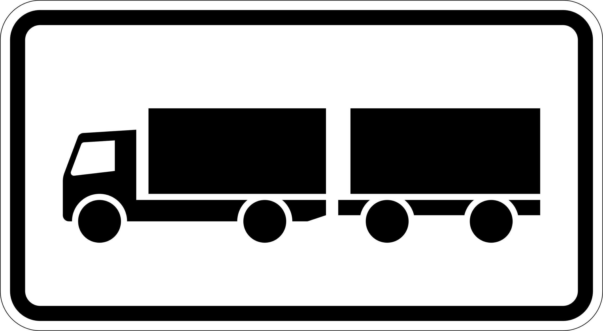 Lastkraftwagen mit Anhänger (VzKat 1010.60)