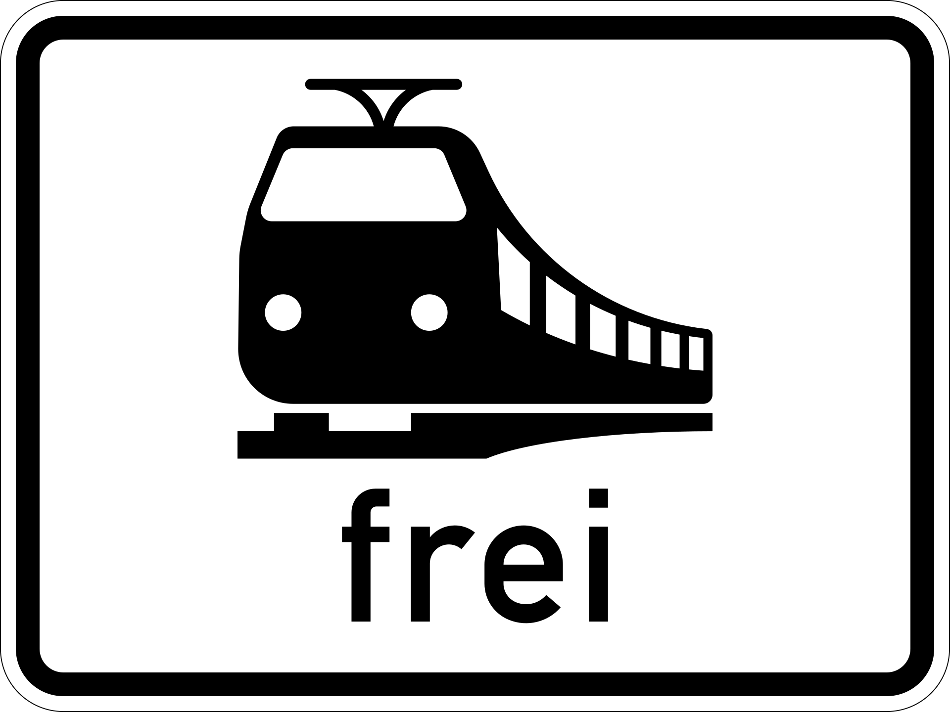 Schienenbahn frei (VzKat 1024.15)