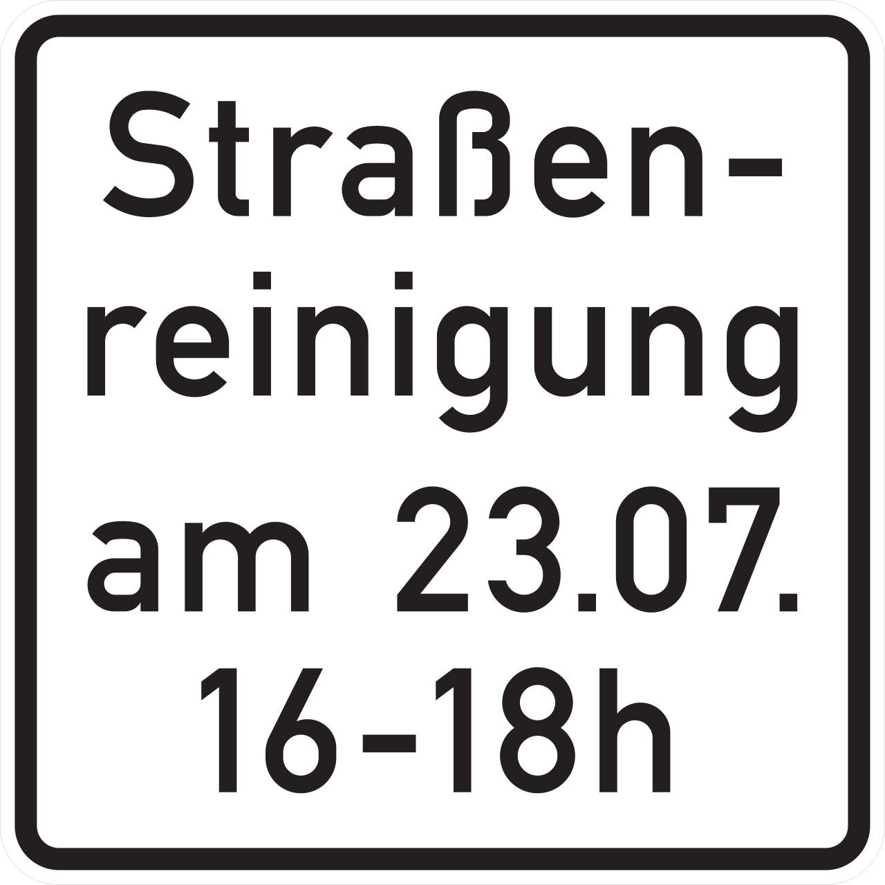 Straßenreinigung (VzKat 1042.50)