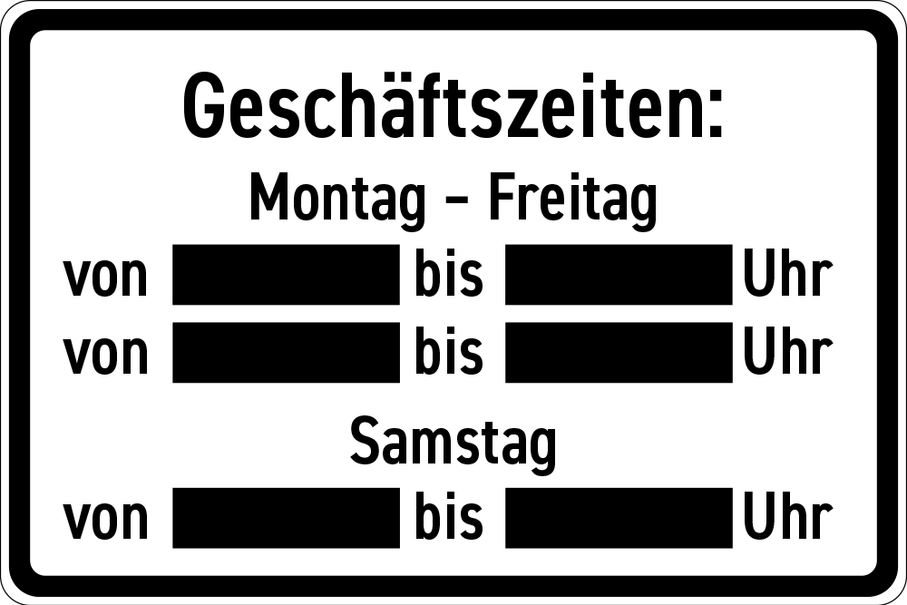 Geschäftszeiten