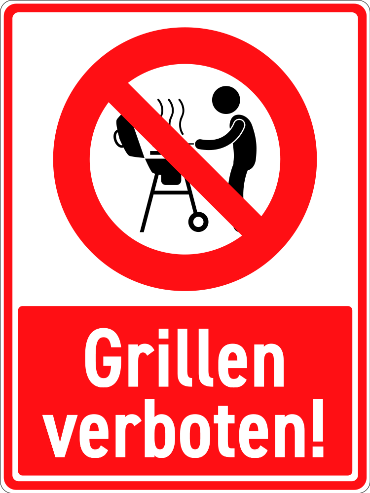 Grillen verboten